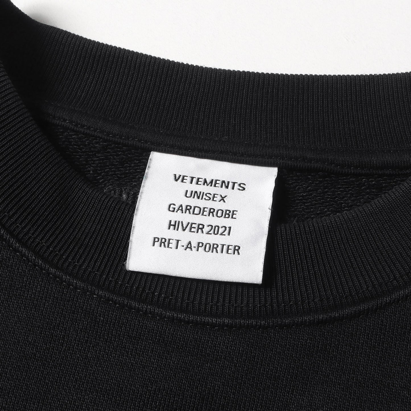 20AW ロゴテープ デザイン オーバーサイズ スウェット(Logo Tape Sweatshirt)