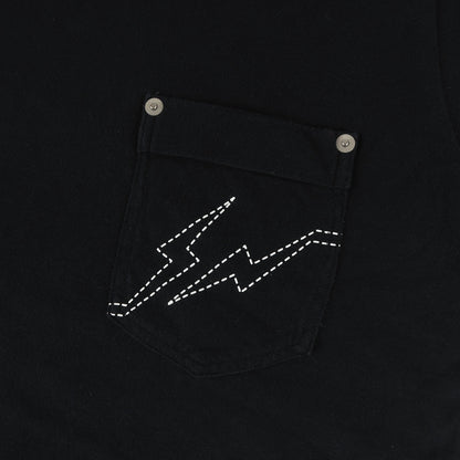 00s ×Levis Fenom サンダー ステッチ プリント ポケット Tシャツ