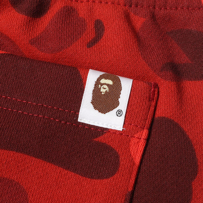 シャーク ホイルプリント カラーカモ 猿迷彩 スウェットパンツ