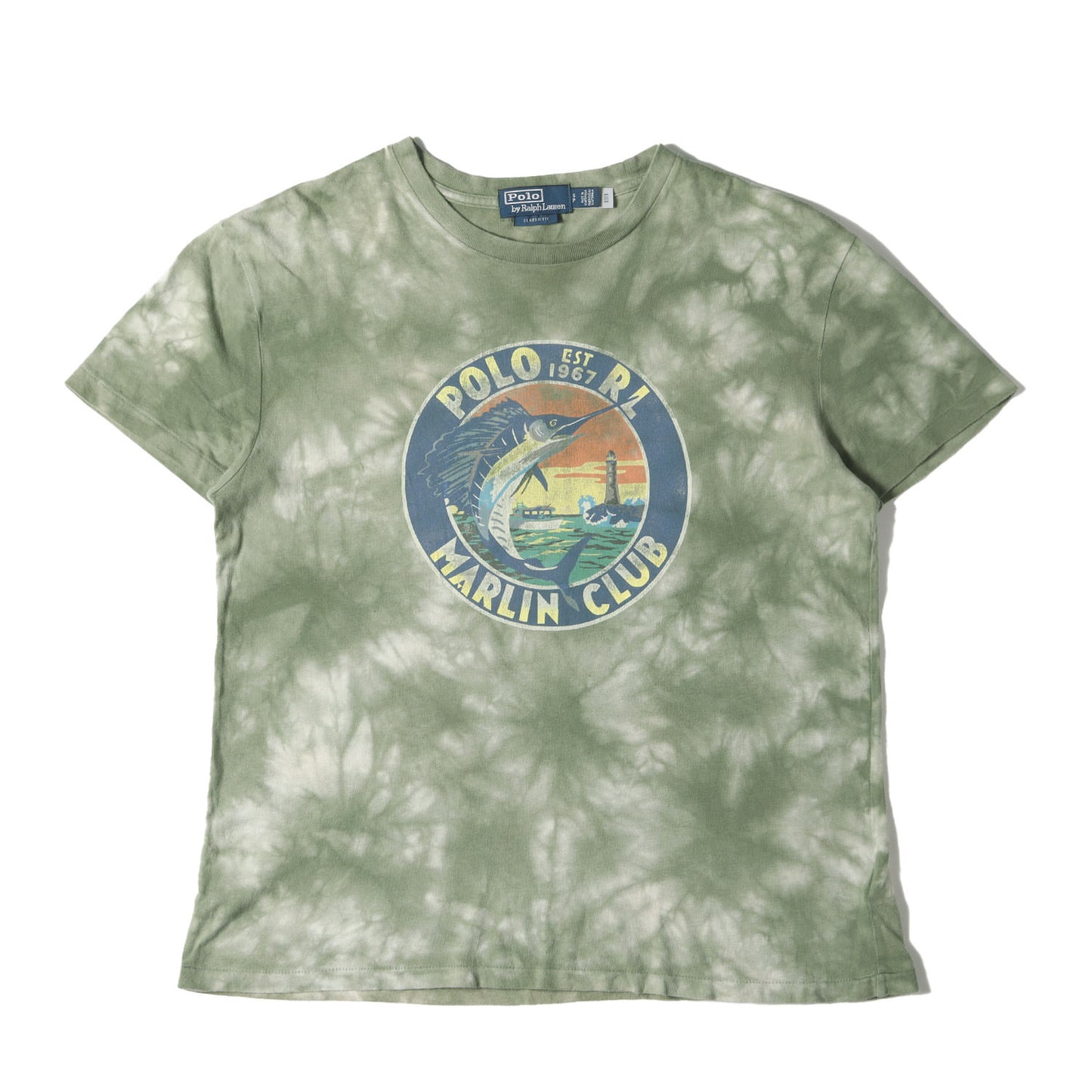 22AW MARLIN CLUB タイダイ染め プリント Tシャツ(CLASSIC FIT)