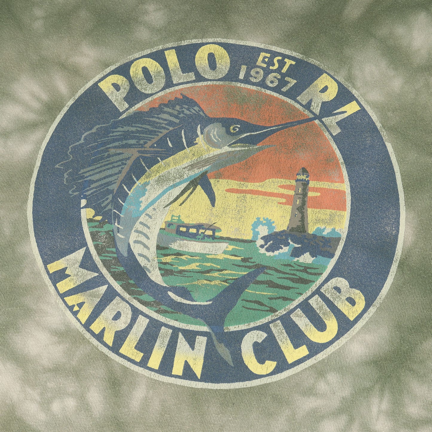 22AW MARLIN CLUB タイダイ染め プリント Tシャツ(CLASSIC FIT)