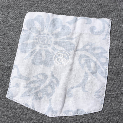 00s フラワー柄 ポケット クルーネック Tシャツ