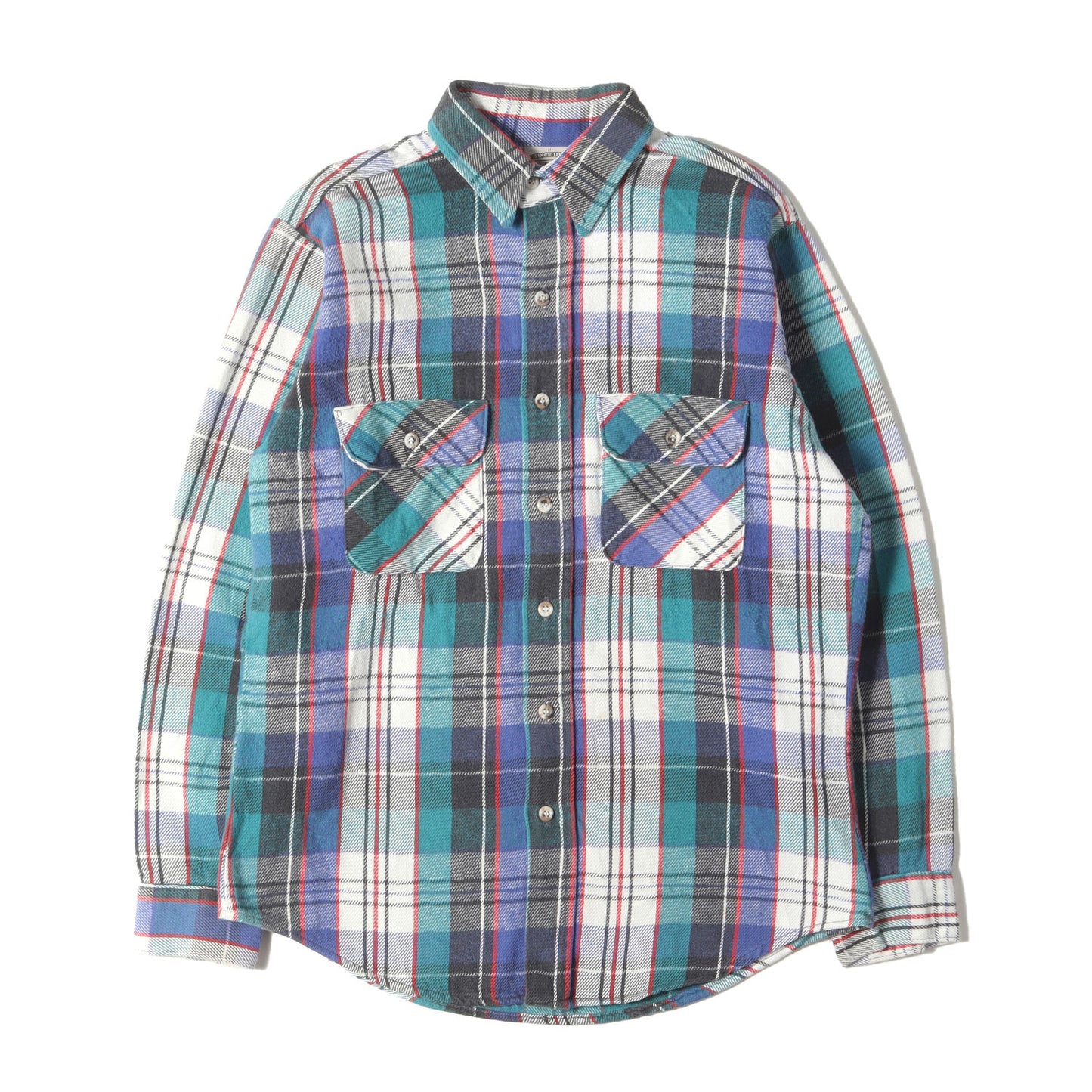 90s ヘビー チェック フランネルシャツ