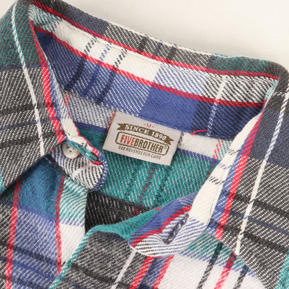 90s ヘビー チェック フランネルシャツ