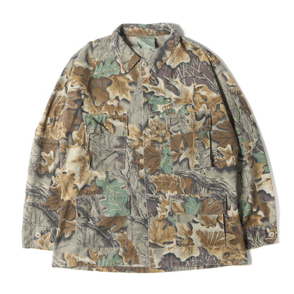 90s ATLANCO リアルツリーカモ BDU ミリタリー シャツジャケット(USA製)