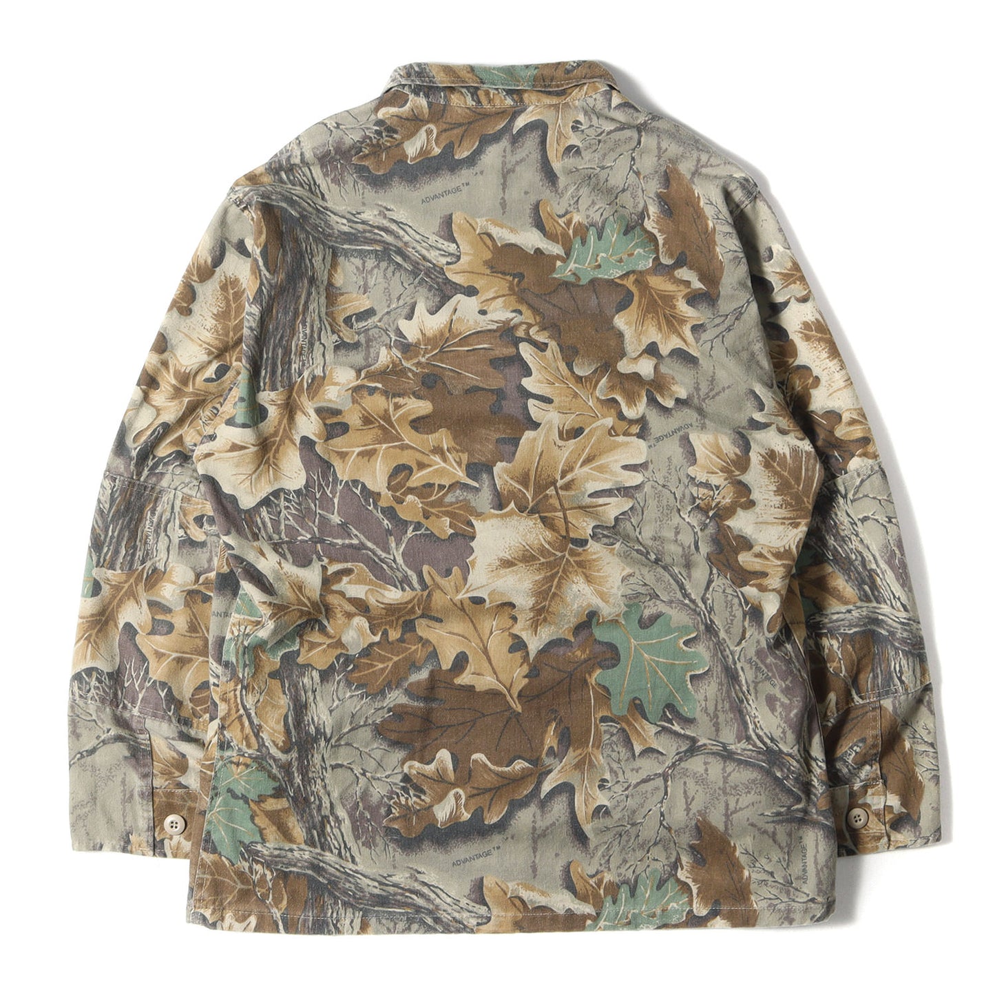 90s ATLANCO リアルツリーカモ BDU ミリタリー シャツジャケット(USA製)