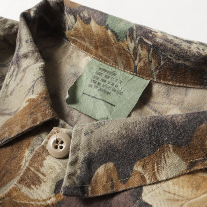 90s ATLANCO リアルツリーカモ BDU ミリタリー シャツジャケット(USA製)