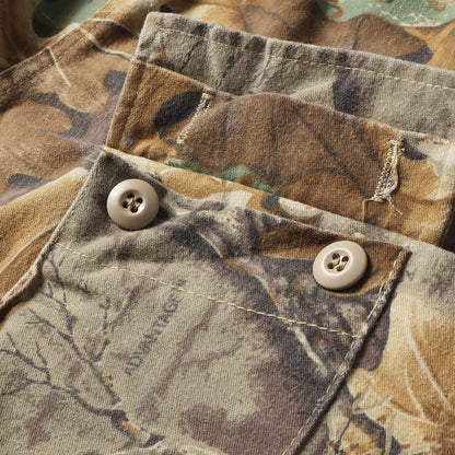90s ATLANCO リアルツリーカモ BDU ミリタリー シャツジャケット(USA製)