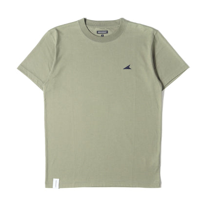 ワンポイント刺繍 クルーネック Tシャツ