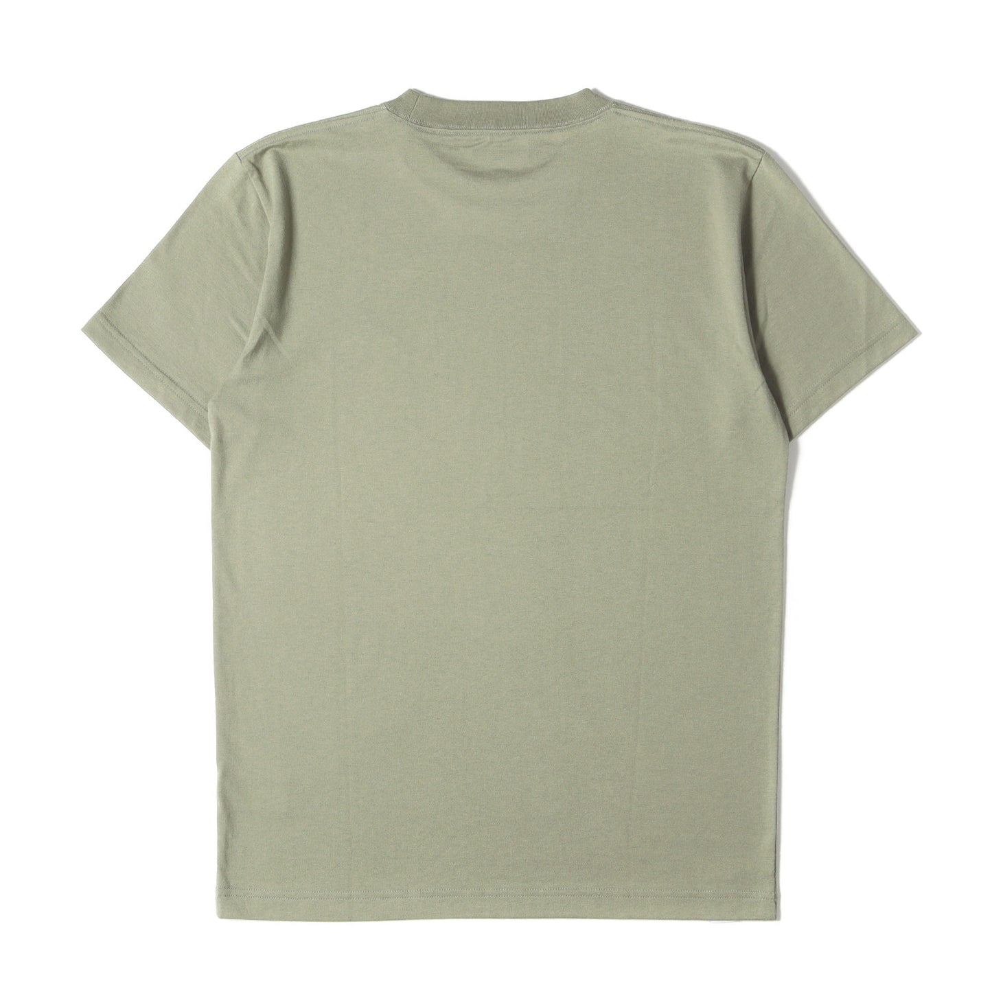 ワンポイント刺繍 クルーネック Tシャツ