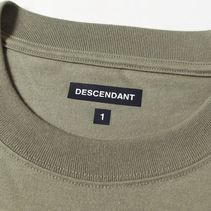 ワンポイント刺繍 クルーネック Tシャツ