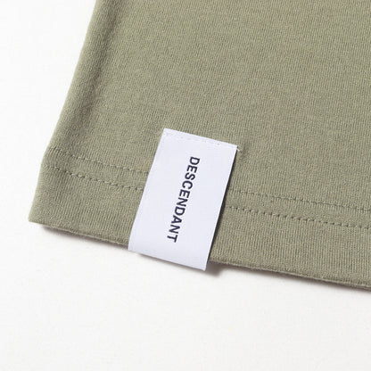 ワンポイント刺繍 クルーネック Tシャツ