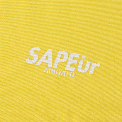 ステッカープリント クルーネック Tシャツ