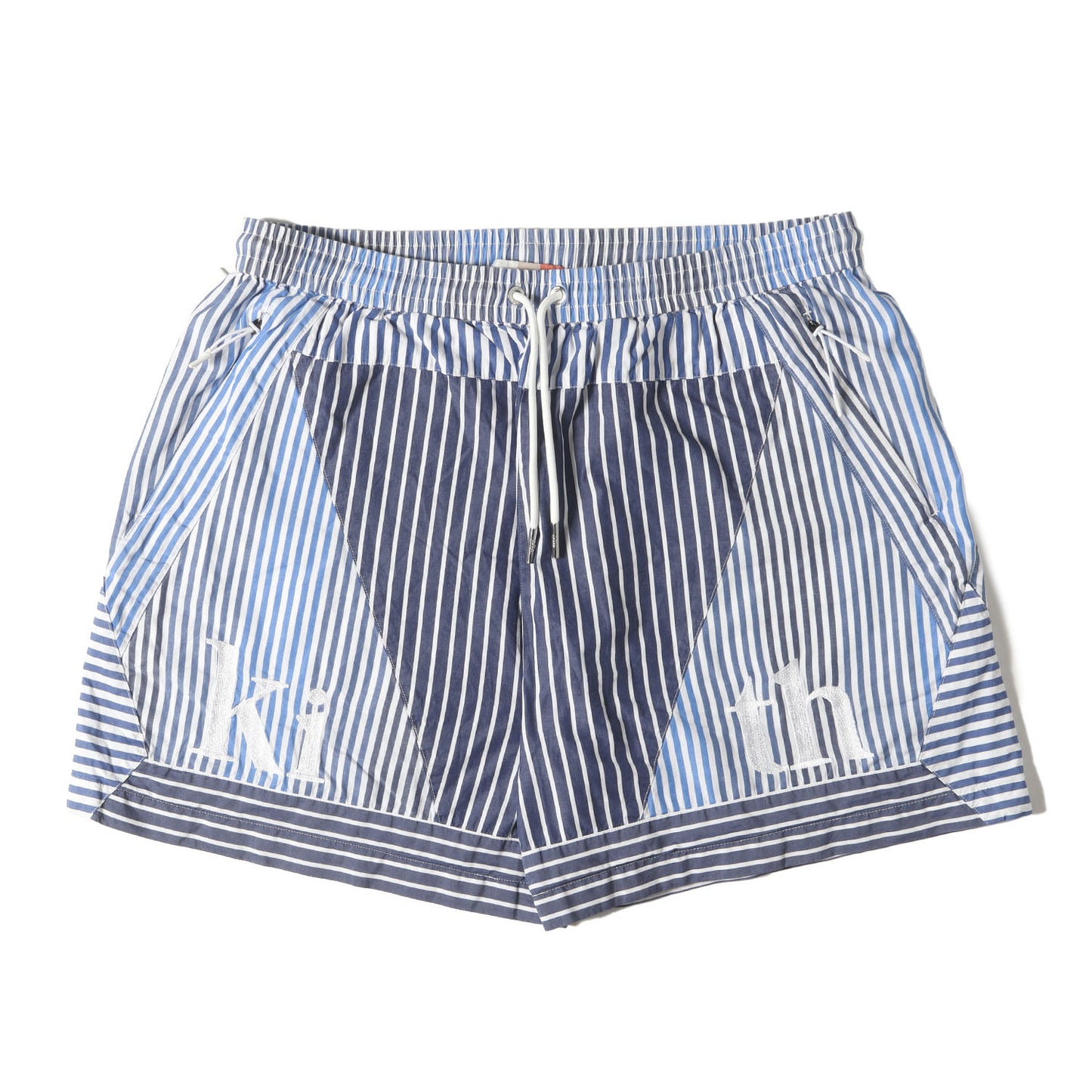 22SS ミックスストライプ ターボ イージーショーツ(Mixed Striped Poplin Turbo Short)