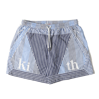 22SS ミックスストライプ ターボ イージーショーツ(Mixed Striped Poplin Turbo Short)