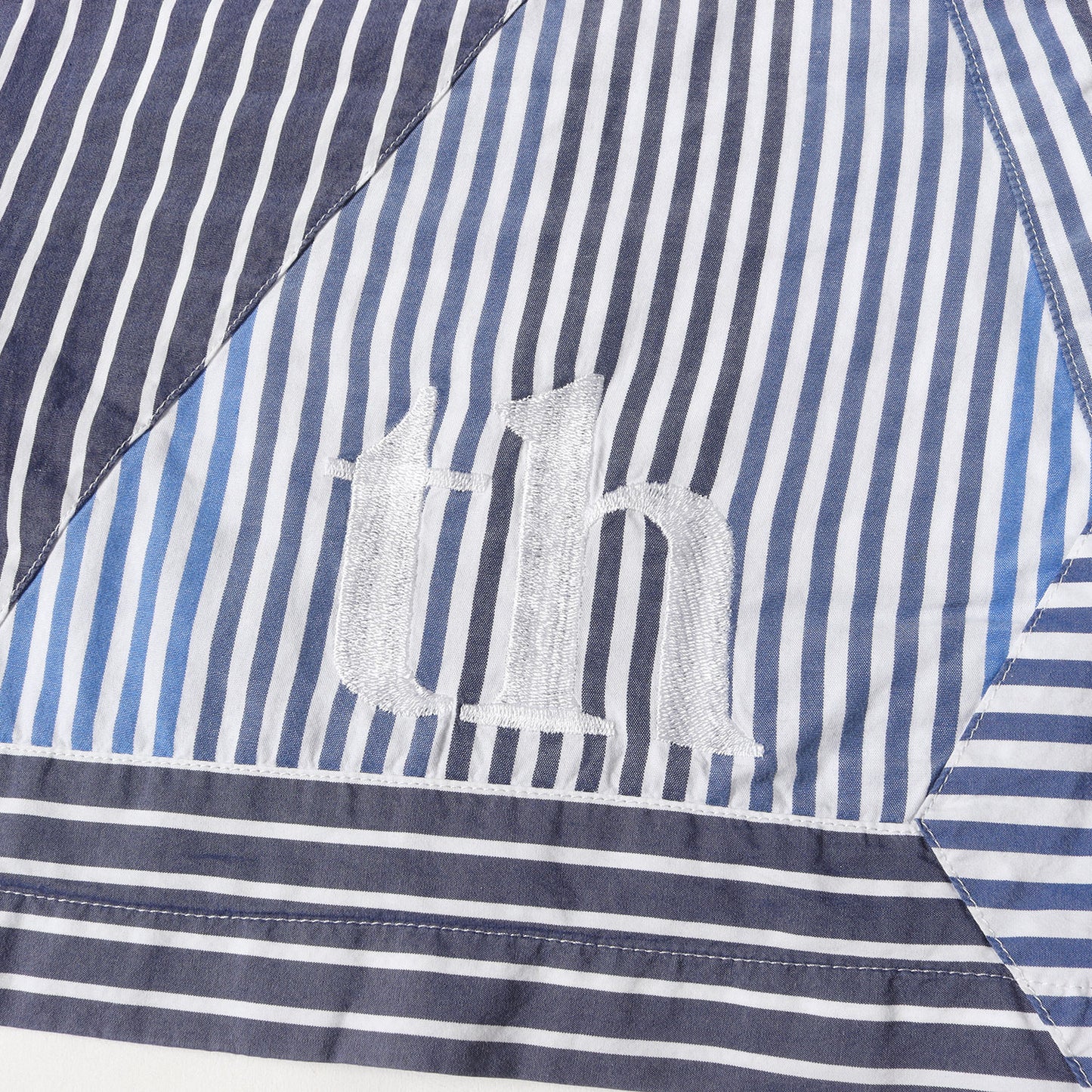 22SS ミックスストライプ ターボ イージーショーツ(Mixed Striped Poplin Turbo Short)