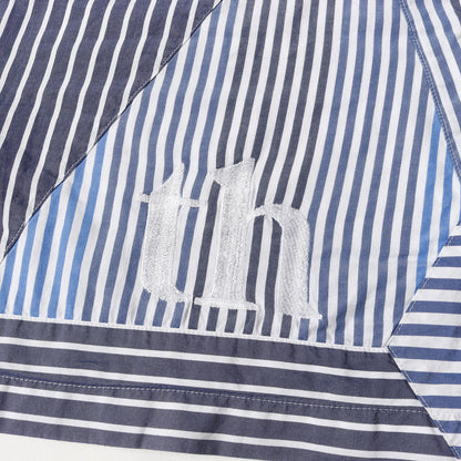 22SS ミックスストライプ ターボ イージーショーツ(Mixed Striped Poplin Turbo Short)