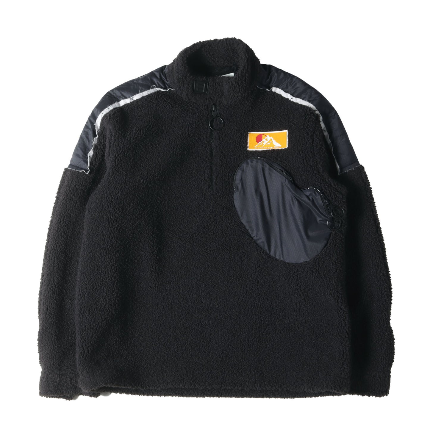 OFF-WHITE (オフホワイト) ハーフジップ プルオーバー フリース 