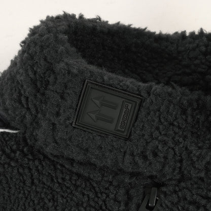 ハーフジップ プルオーバー フリース ジャケット(Logo Plaque Pullover)