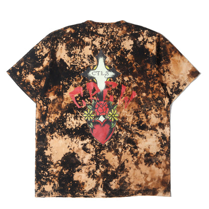 Ed Hardy リメイク ブリーチ加工 オーバーサイズ ヘビー Tシャツ