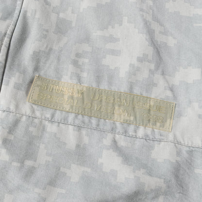 00s デジカモ柄 ミリタリー ワイド フードジャケット(USA製)