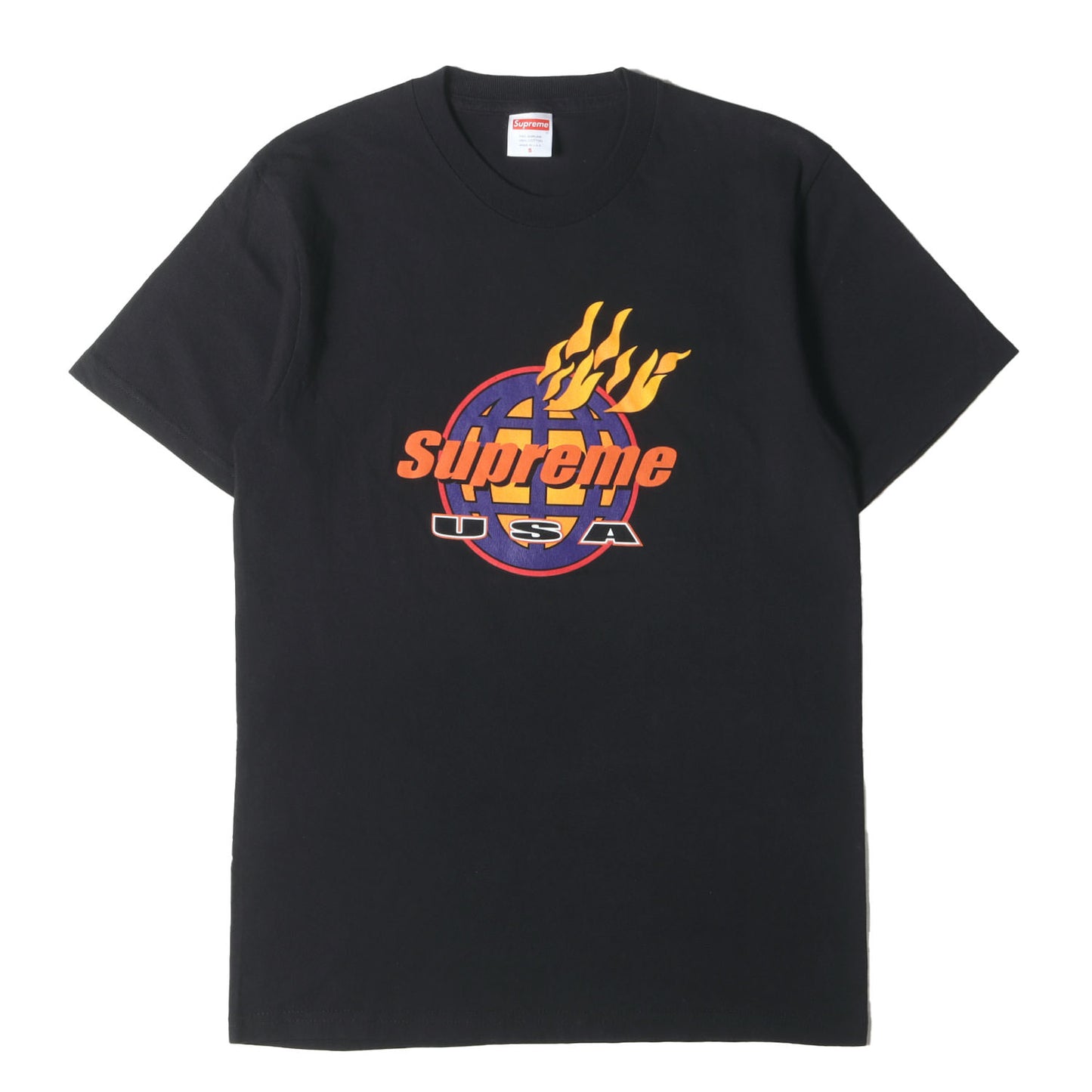 ファイヤーロゴ クルーネック Tシャツ(Fire Tee)