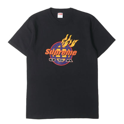 ファイヤーロゴ クルーネック Tシャツ(Fire Tee)
