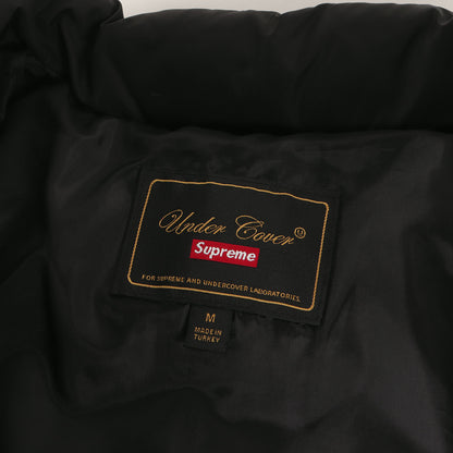 23SS ×UNDERCOVER スタッズ付き 袖レザー ダウンジャケット(Puffer Jacket)