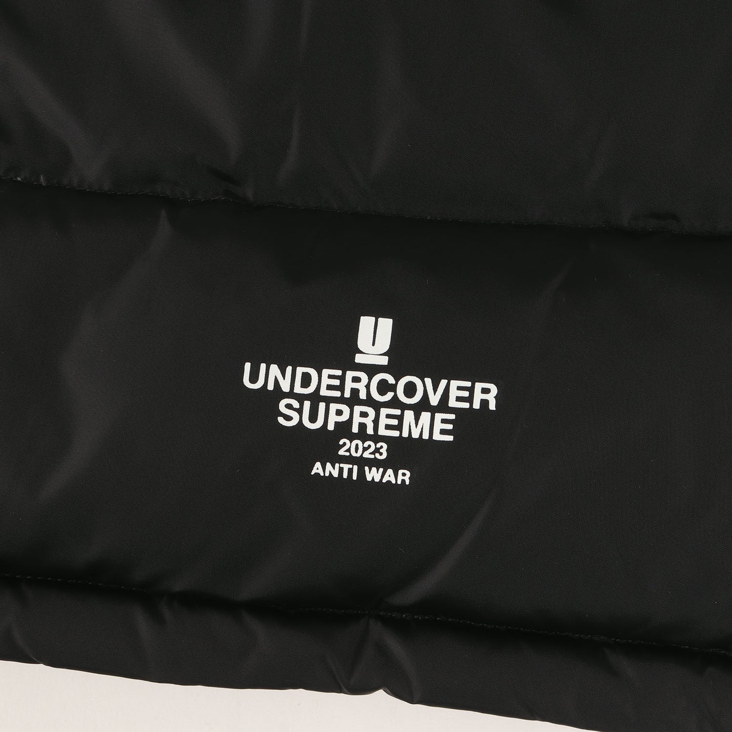 23SS ×UNDERCOVER スタッズ付き 袖レザー ダウンジャケット(Puffer Jacket)