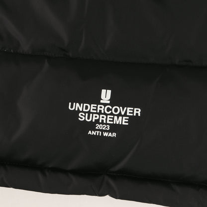 23SS ×UNDERCOVER スタッズ付き 袖レザー ダウンジャケット(Puffer Jacket)