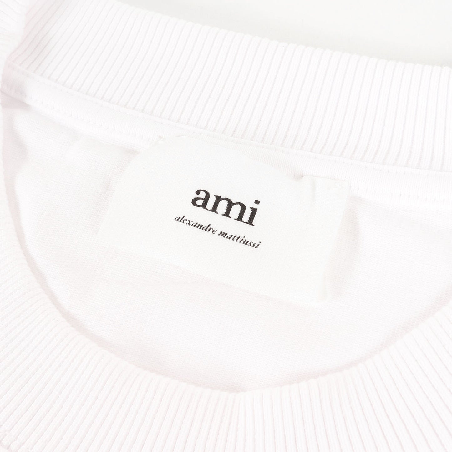 23SS ハートロゴ刺繍 ヘビー ロングスリーブ Tシャツ(AMI DE COEUR LS T-SHIRT UTS200.701)