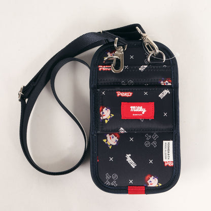23AW ×milky ペコちゃん柄 モバイル ショルダーバッグ / ポーチ(MOBILE SHOULDER BAG)