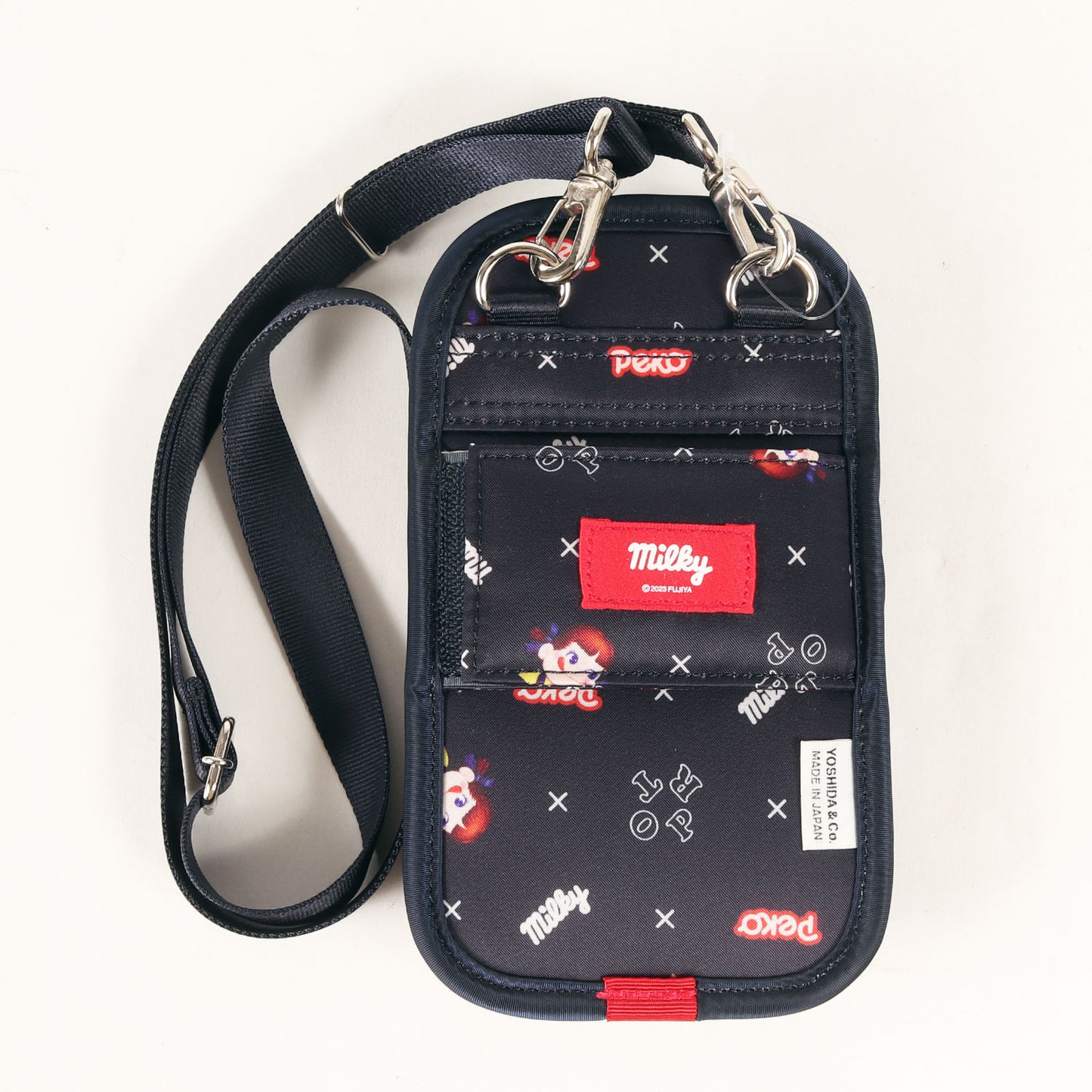 23AW ×milky ペコちゃん柄 モバイル ショルダーバッグ / ポーチ(MOBILE SHOULDER BAG)