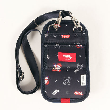 23AW ×milky ペコちゃん柄 モバイル ショルダーバッグ / ポーチ(MOBILE SHOULDER BAG)