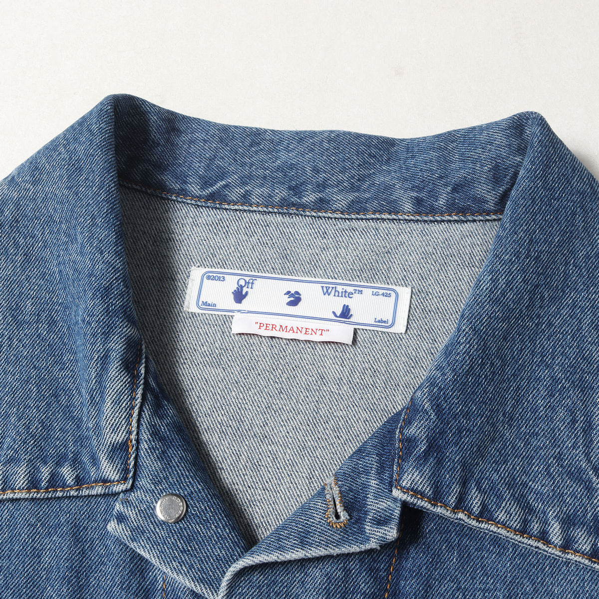 23SS アイコンマーク ヴィンテージ加工 3rdタイプ デニムジャケット(DIAG TAB SLIM DENIM JACKET)