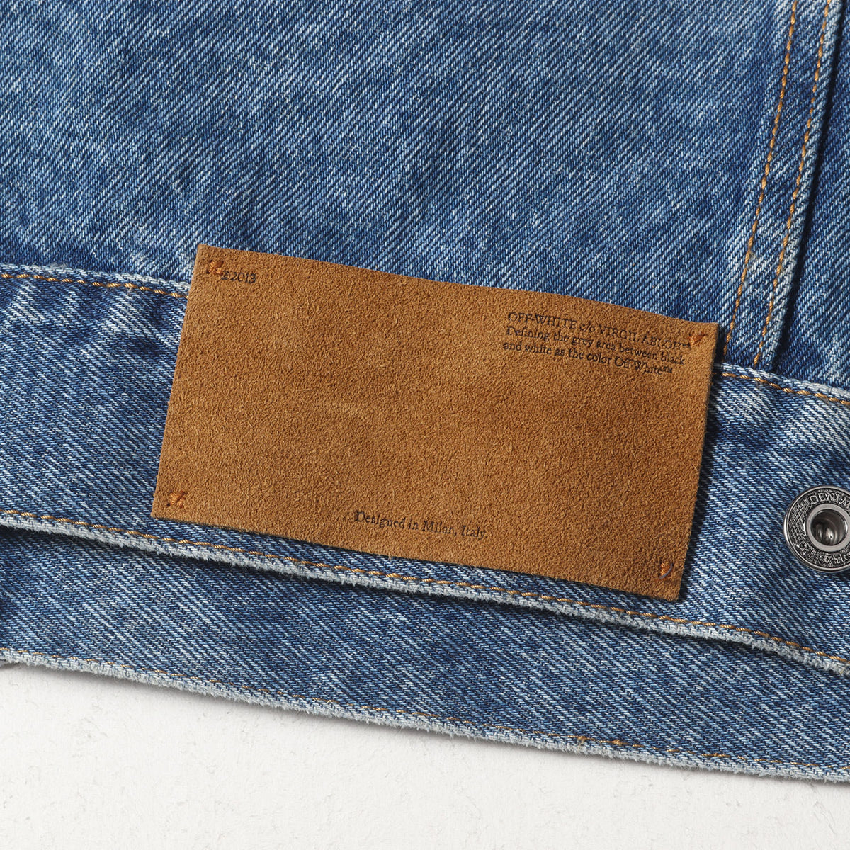 23SS アイコンマーク ヴィンテージ加工 3rdタイプ デニムジャケット(DIAG TAB SLIM DENIM JACKET)
