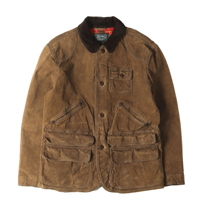 [希少モデル] POLO COUNTRY ゴートスウェード レザー ハンティング ジャケット(MOHAWK UTILITY SUEDE JACKET)