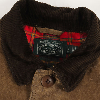 [希少モデル] POLO COUNTRY ゴートスウェード レザー ハンティング ジャケット(MOHAWK UTILITY SUEDE JACKET)