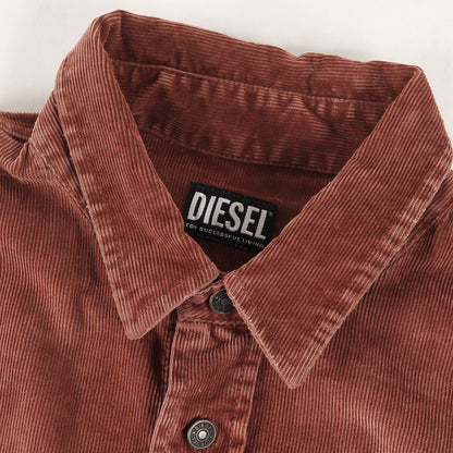 ヴィンテージ加工 コーデュロイ オーバー シャツ(LOGOED BUTTONS CORDUROY S-BUN-CORD OVERSHIRT)