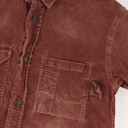 ヴィンテージ加工 コーデュロイ オーバー シャツ(LOGOED BUTTONS CORDUROY S-BUN-CORD OVERSHIRT)