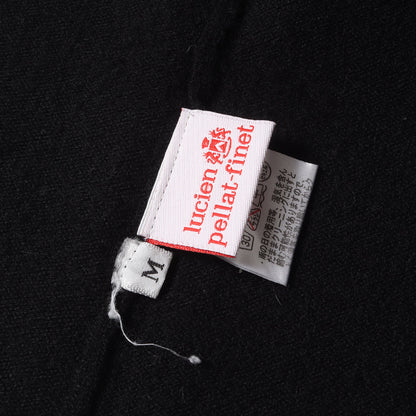 レオパード柄 スカル Uネック カシミヤ ニット