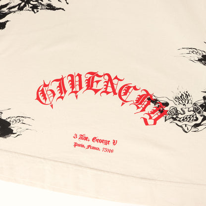 21AW オーバーサイズ グラフィック総柄 パーカー(GOTHIC OVERSIZED Hoodie)