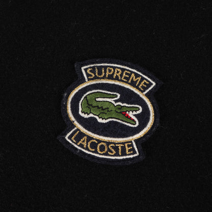 ×LACOSTE L!VE メルトンウール バーシティジャケット / スタジャン