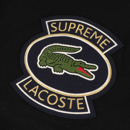 ×LACOSTE L!VE メルトンウール バーシティジャケット / スタジャン