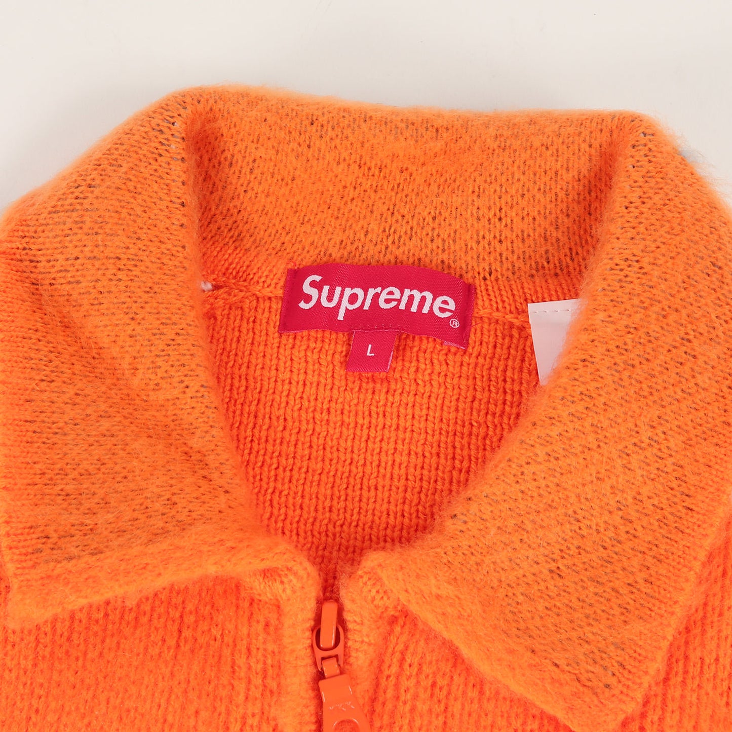 23SS 袖ライン フルジップ ニット セーター(Sleeve Stripe Zip Up Sweater)