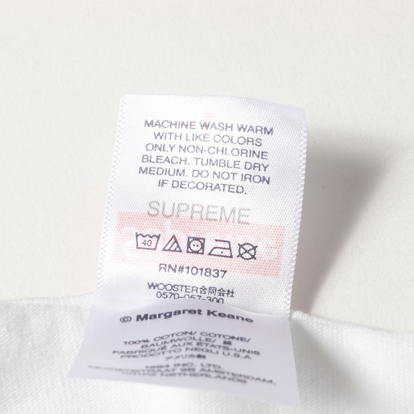 24SS ×Margaret Keane ティアドロップ Tシャツ(Teardrop Tee)