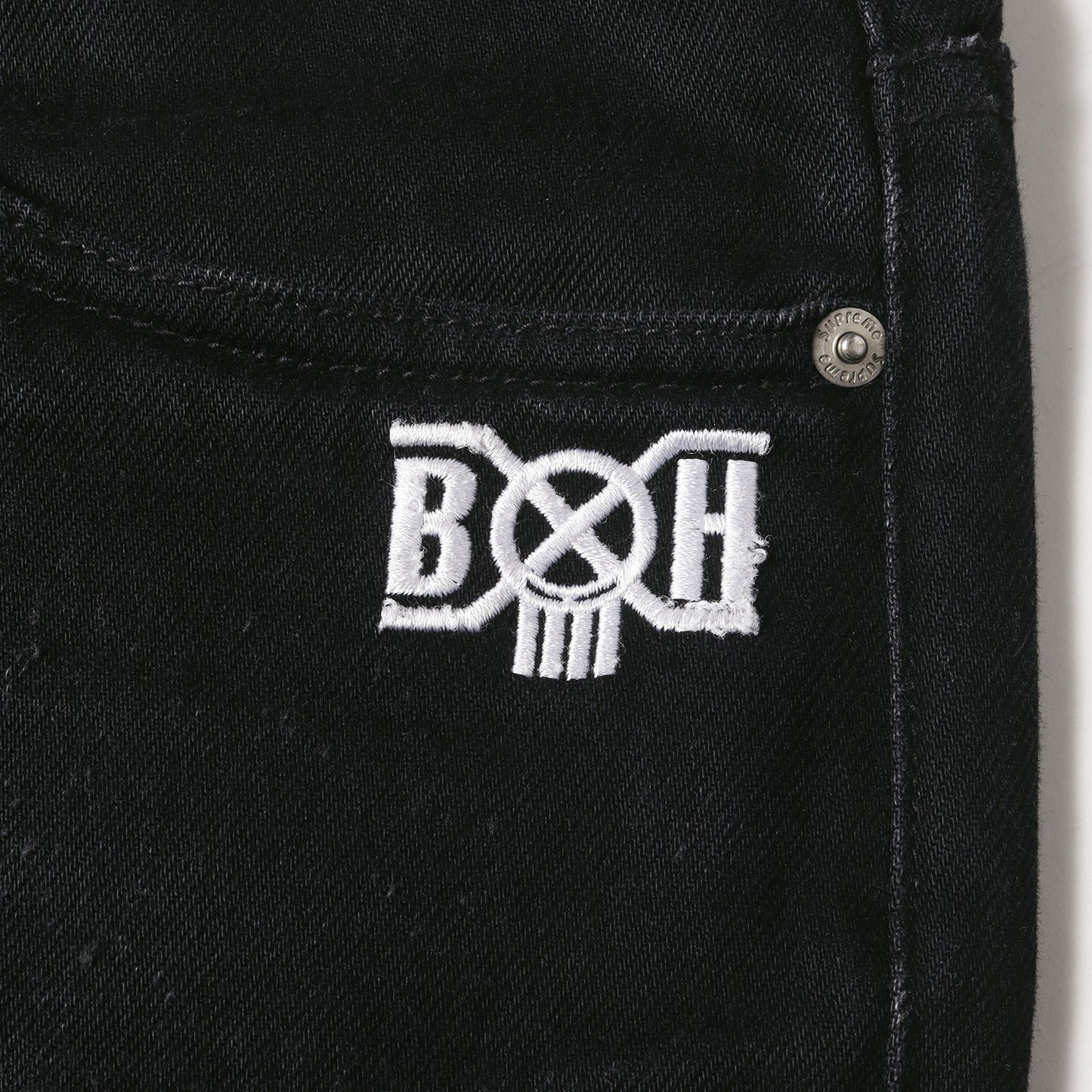 23AW ×BOUNTY HUNTER ロゴプリント デニムパンツ(Regular Jean)
