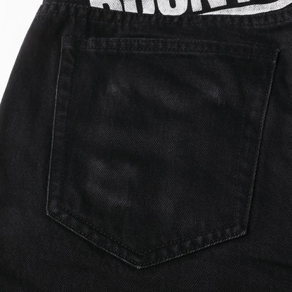 23AW ×BOUNTY HUNTER ロゴプリント デニムパンツ(Regular Jean)