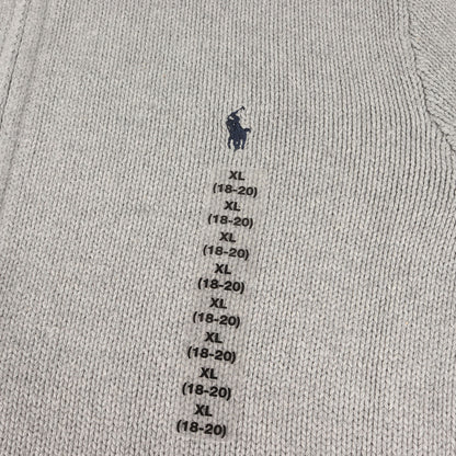 24SS ハイネック フルジップ コットンニット セーター