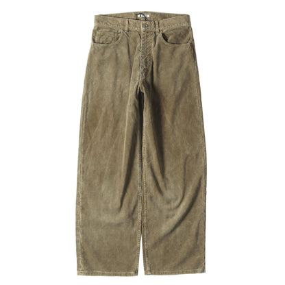 25SS 顔料染め ワイド コーデュロイパンツ(PIGMENT DYE FINX CORDUROY WIDE 5P PANTS)